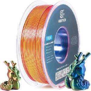 GEEETECH PLA Silk Tri-Color Red+Yellow+Blue - 1, 75 mm / 1000 g (700-001-1587)
