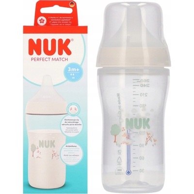 Nuk Perfect Match láhev mix barev 260 ml