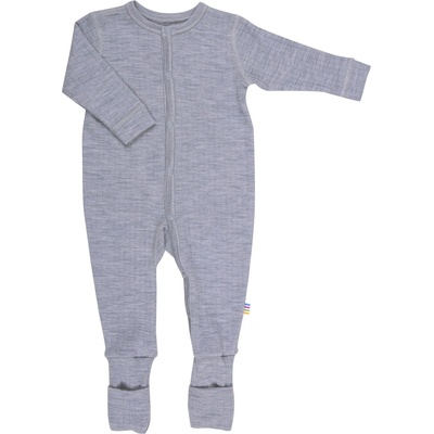 Joha Детски цял костюм Joha Kid's 581 Nightsuit 2-In-1 Foot Basic Overall - Light Grey Melange - размер 100 (EU) (704-3601-0215)