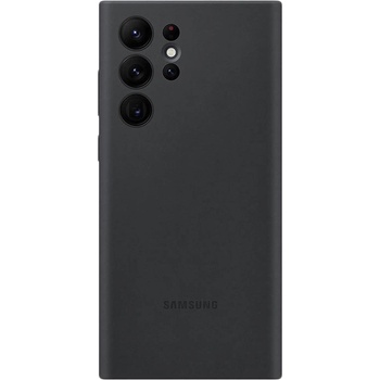 Samsung Оригинален гръб Samsung Silicone Cover за Galaxy S22 Ultra - Черен EF-PS908TBE