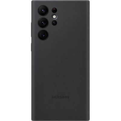 Samsung Оригинален гръб Samsung Silicone Cover за Galaxy S22 Ultra - Черен EF-PS908TBE