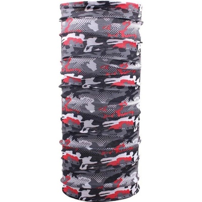 Husky multifunkční šátek Printemp šedá camouflage