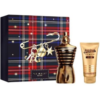 Jean Paul Gaultier Le Male Elixir Parfum 125ml + Shower Gel 75ml Male