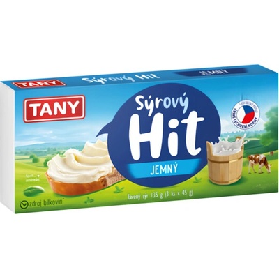 Tany HIT jemný tavený sýr 135 g