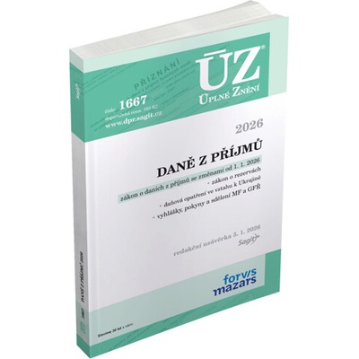 ÚZ 1667 Daně z příjmů