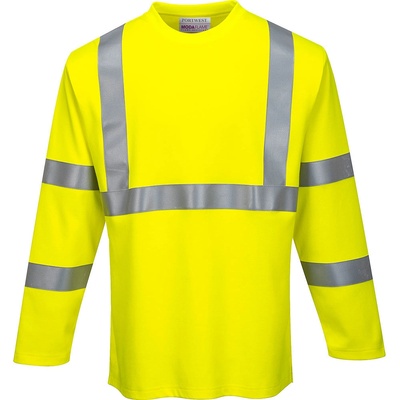 Portwest HI-VIS MODAFLAME FR96 Nehorľavé reflexné tričko antistatické HV žltá XL