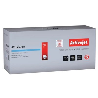 Compatible Тонер Activejet ATH-2071N (заместител за HP 117A W2071A, 2071A, Supreme, 700 страници, циан) (ATH-2071N)