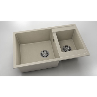 FAT Мивка Vanguard 233, Fat Granite, 1004 Тъмнобежов, с включен сифон