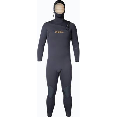 Pánsky Xcel Comp+ 4/3 mm Hooded Full black