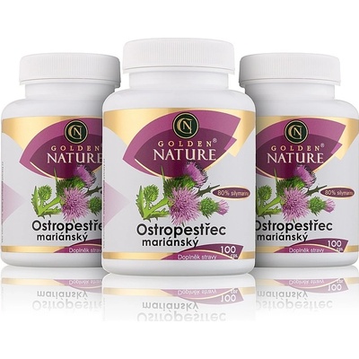 Golden Nature Pestrec mariánsky 80% silymarínu 100 tabliet