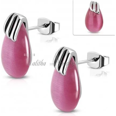 Talitha Дамски обеци в розов цвят