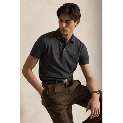 Ralph Lauren тениска с яка мъжка от памук с еластан (710941439)