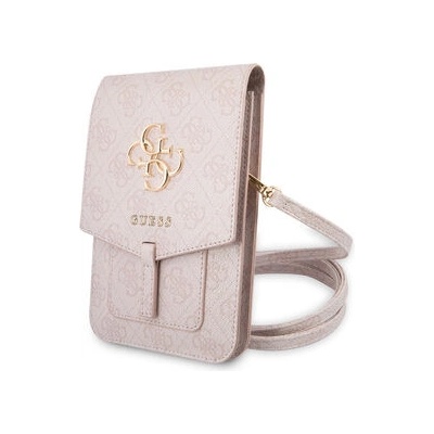 Púzdro Guess PU 4G Metal Logo Phone Bag ružové