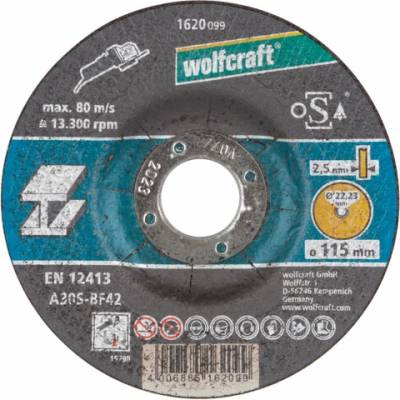 Wolfcraft Řezný kotouč 115 x 2,5mm 1620099