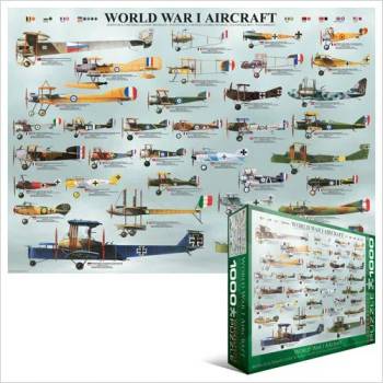 Image 1 of EUROGRAPHICS - Puzzle Aeroplanes during World War I - 1 000 piese