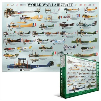 EUROGRAPHICS - Puzzle Aeroplanes during World War I - 1 000 piese