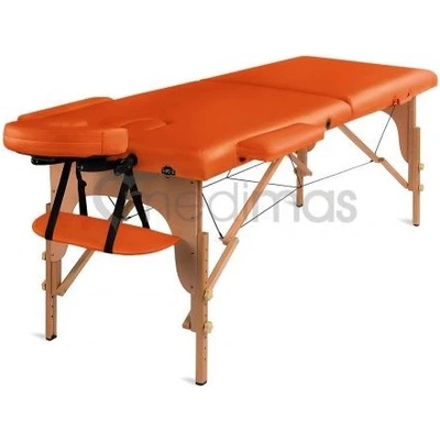 Medimas dřevěné masážní lehátko Prosport 3 oranžová