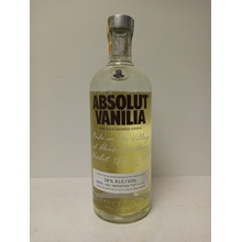 Absolut Vanilia 38% 1 l (holá láhev)