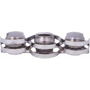 Eurolamp Подсвечник 33, 5x10x8 см лъскав хром (EU0760)