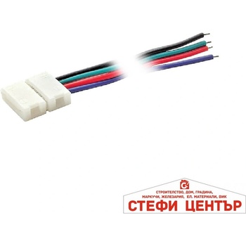 VIVALUX CONNECTOR 10mm RGBSMD5050 POWER LEAD 15CM (VIV003725)