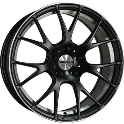 MONACO WHEELS MIRABEAU 8x18 5x112 ET45 black matt polished