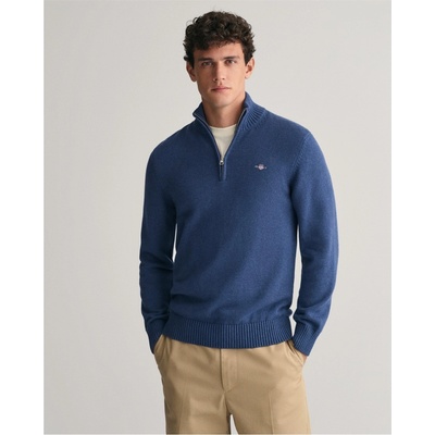 Gant Casual Cotton Half-Zip - Marine 487