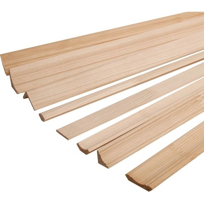 Dřevocentrum CZ, a.s. Smrková lišta krycí K 40 x 4 x 2 000 mm