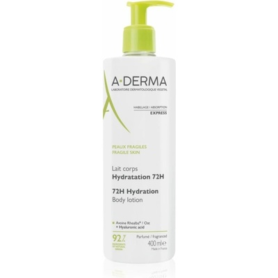 A-Derma Essentials Body Lotion 72h Hydration hydratační tělové mléko 400 ml
