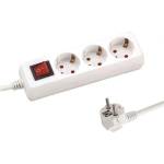 EUROLAMP РАЗКЛОНИТЕЛ 3 ГНЕЗДА, КЛЮЧ, ДЕТСКА ЗАЩИТА, 3М