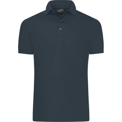 James & Nicholson JN 1302 Slim Fit, žerzejová, krátký rukáv, pánská COT02130207503-graphite L Šedá grafitová