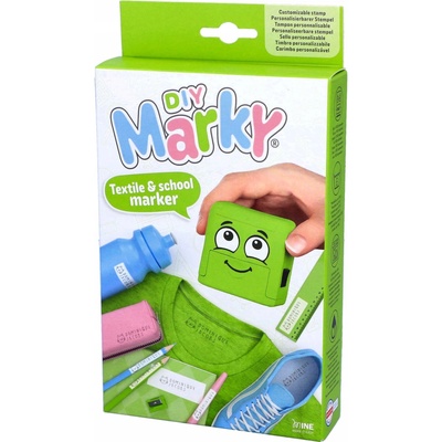 COLOP Razítko na textil Marky zelená černý polštářek puzzle – Zboží Dáma
