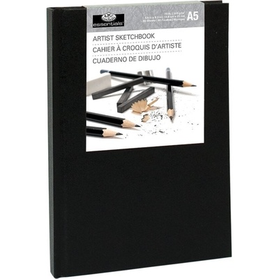 Royal & Langnickel Hardbound Скицник 80 A5 110 g Black (RHSB-A5)