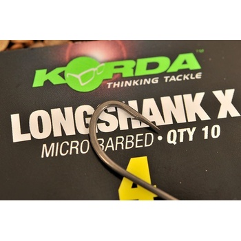 Korda Long Shank X vel.2 10 ks
