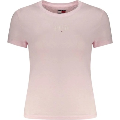 Tommy Hilfiger Дамска тениска с къс ръкав tommy hilfiger, Размер s, Цвят Роза (dw0dw21841_rstog)