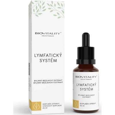 Biovitality Tinktura bezlihová Lymfatický systém kapky 25 ml