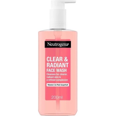 Neutrogena Clear & Radiant Face Wash rozjasňující čisticí gel pro problematickou pleť 200 ml