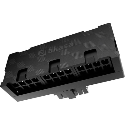AKASA G-Nexus P24, 16-pin na 3x 8-pin, 12VHPWR Adaptér, 90° AK-CBPW30-BK