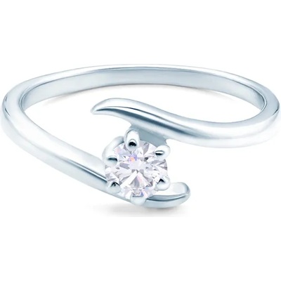 SAVICKI Годежен пръстен: бяло злато. диамант