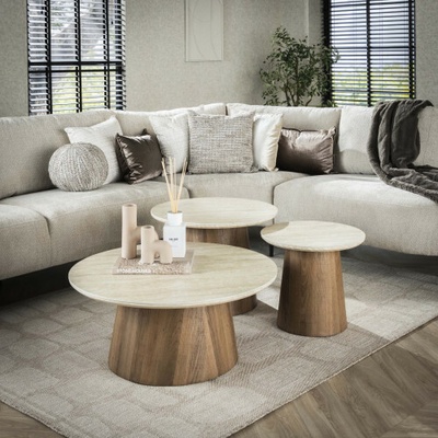 Komfort-nábytok 45-64 Romano 3-set 3D Ceramic Travertine