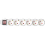 Somogyi Elektronic Home 6 Plug 1,5 m Switch (NV 6K/WH)