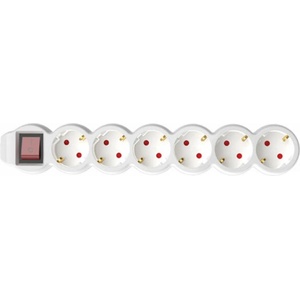 Somogyi Elektronic Home 6 Plug 1,5 m Switch (NV 6K/WH)