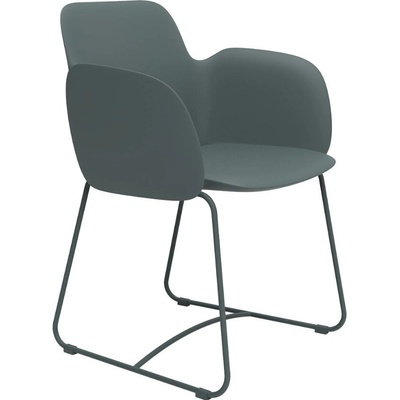 VONDOM PEZZETTINA Zelené plastové zahradní křeslo