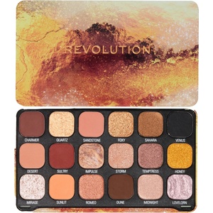 Revolution Beauty Forever Flawless Палитра сенки за очи Bronze Temptation, 18 цвята - ozone