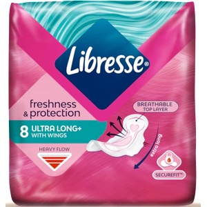 Libresse Превръзки с крилца Libresse - Ultra Long , 8 броя