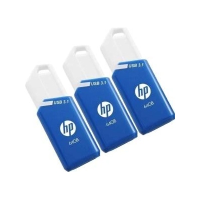 HP x755w 64GB USB 3.1 3-Pack (P-HPFD755W64X3-GE)