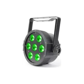 MusicStoreBG FlatPAR 7x 18W 6-in-1 LEDs RGBW UV IR -светлиен ефект 6 в 1 с дистанционно TRONIOS B. V