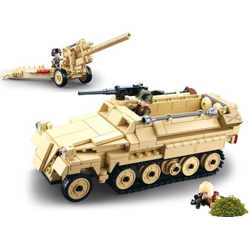 Sluban B0695 Army Německý polopásový tahač