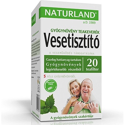 Naturland Чай за бъбреци - Пречистване с коприва, бреза и хвощ, 20 пакетчета (010847 ntrl)