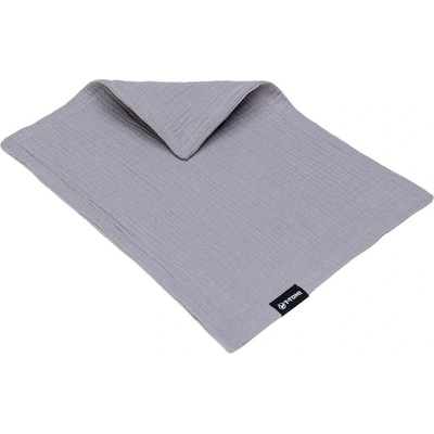T-TOMI Bio Mušelínová plena pod hlavičku Grey