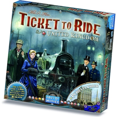 Days of Wonder Разширение за настолна игра Ticket to Ride - United Kingdom + Pennsylvania (BGBG0000234)